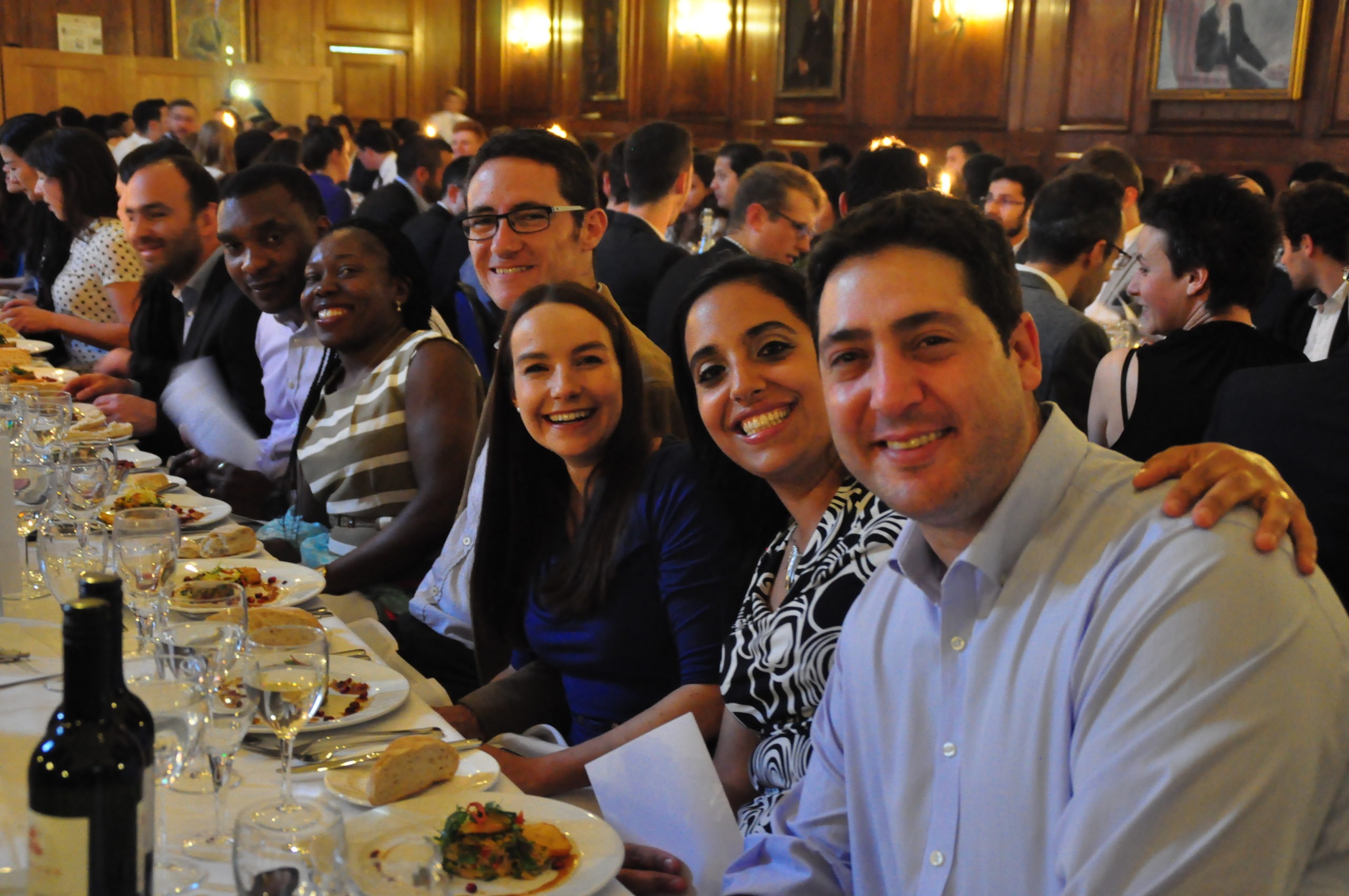 Goodenough College Members at a dinner in the Great Hall