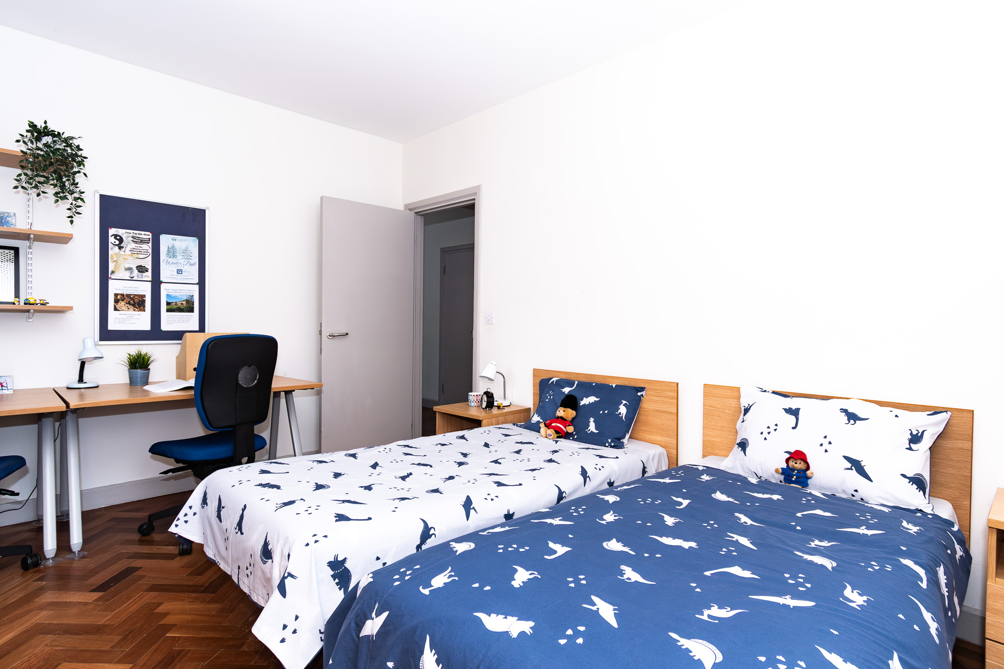 Typical children's bedroom in a three bedroom flat at Goodenough College