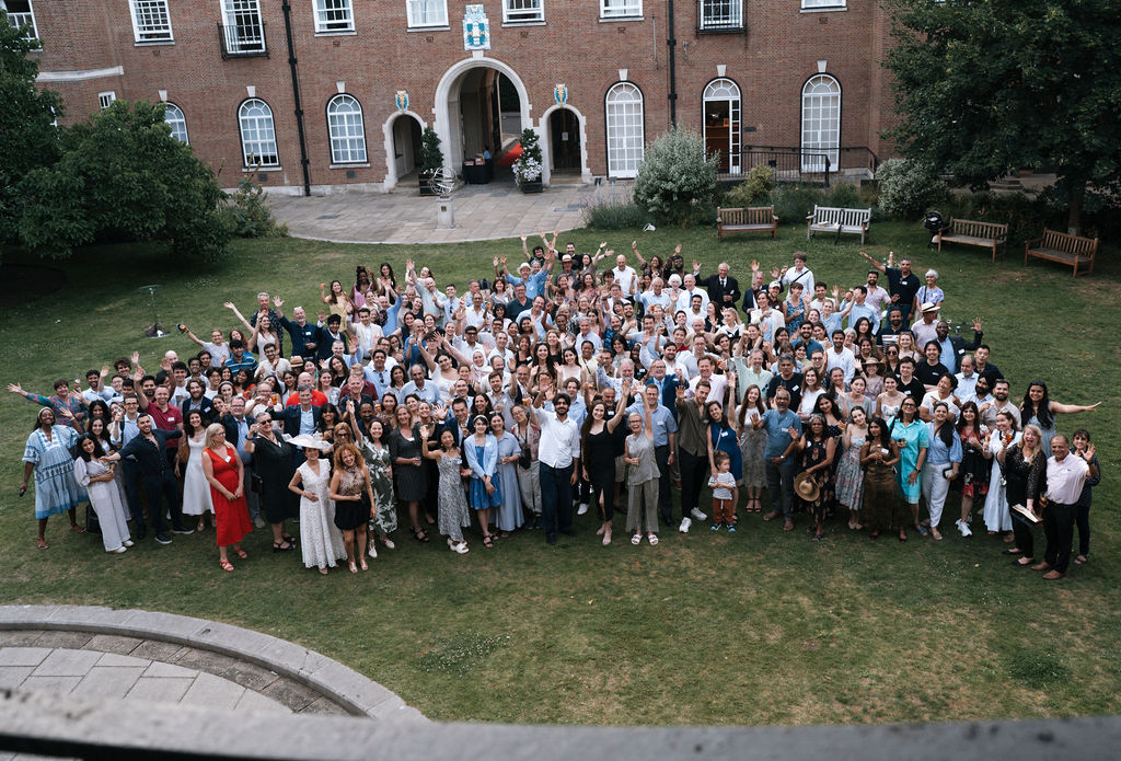 Goodenough College Alumni gathered in the London House Quad