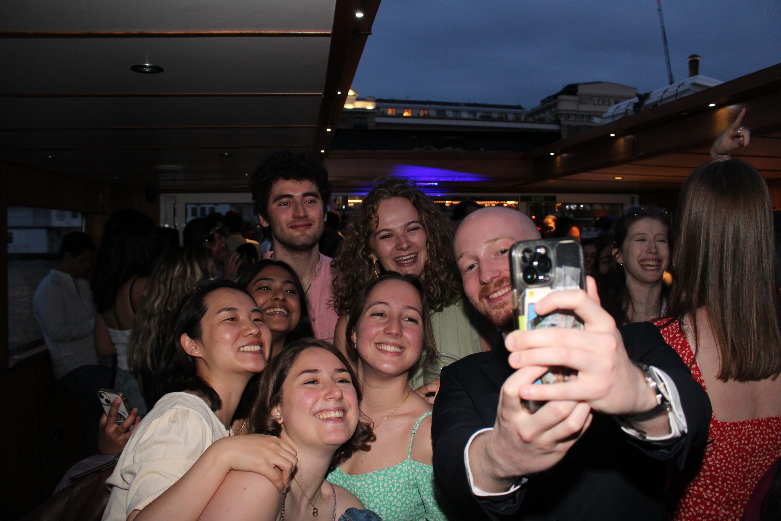Goodenough College Members at the Boat Party